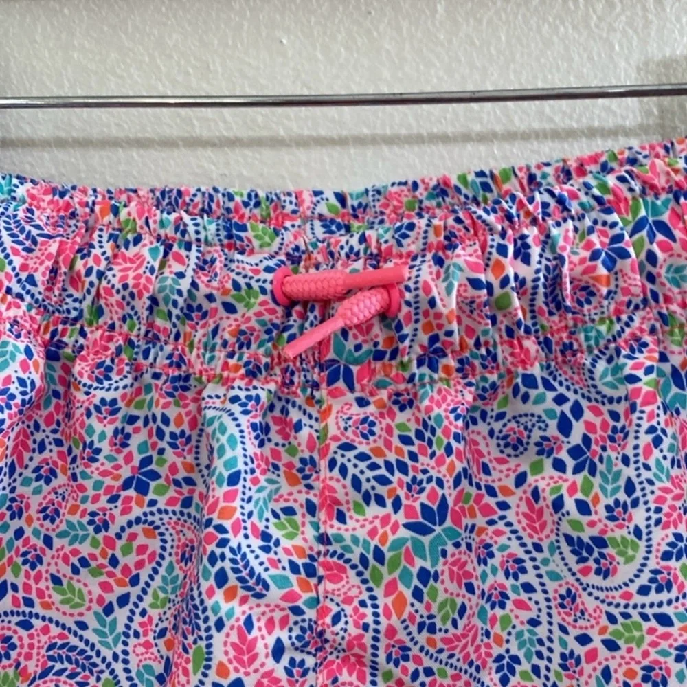 ZARA Paisly Printed Shorts Girls Large 11/12 Colorful Activewear Youth